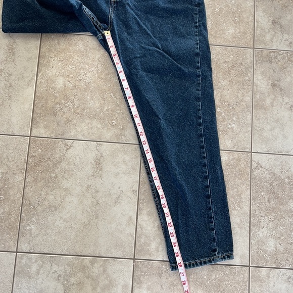 Zara Trafaluc Denimwear High Waisted Baggy Dark Jeans size 10 - Picture 10 of 11